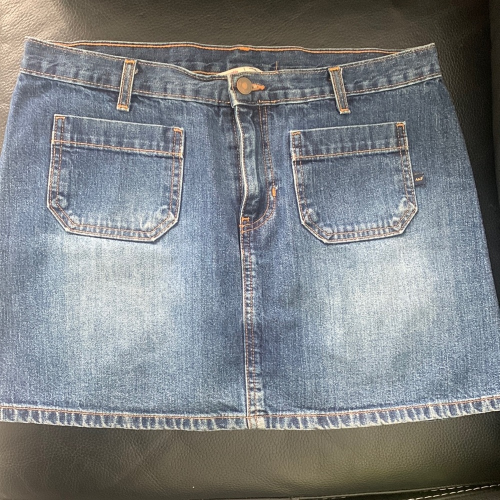 Abercrombie & Fitch denim mini skirt